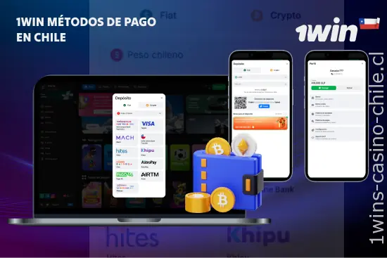 Los jugadores de Chile pueden acceder a múltiples métodos de pago en 1win